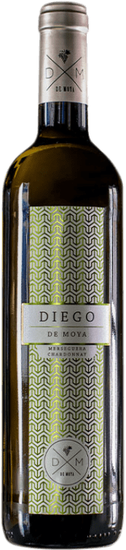 13,95 € Spedizione Gratuita | Vino bianco Bodega de Moya Diego de Moya Crianza D.O. Valencia