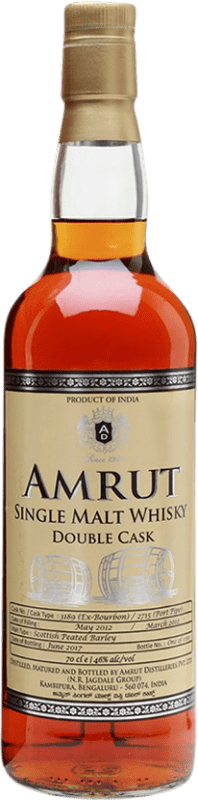 187,95 € | 威士忌单一麦芽威士忌 Amrut Indian Amrut Double Cask 3rd Edition 70 cl