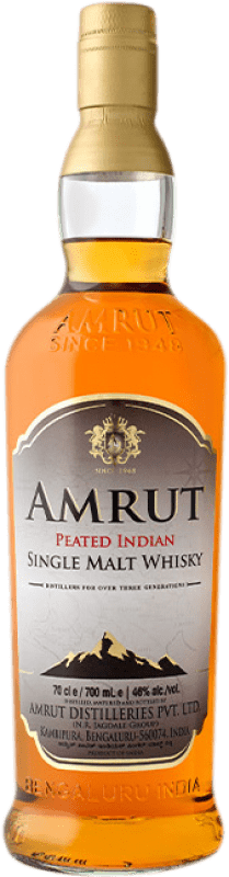 58,95 € | ウイスキーシングルモルト Amrut Indian Amrut Peated 70 cl