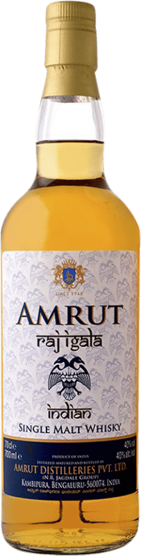 66,95 € 免费送货 | 威士忌单一麦芽威士忌 Amrut Indian Amrut Raj Igala