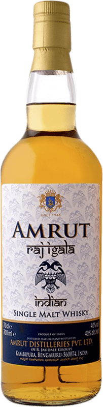 35,95 € | Whisky Single Malt Amrut Indian Amrut Raj Igala India 70 cl