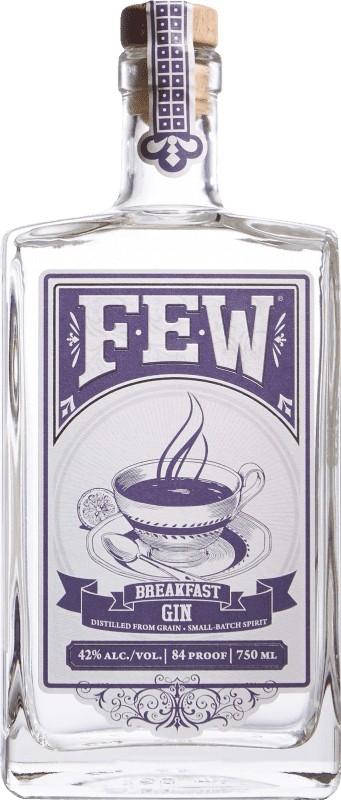 Free Shipping | Gin FEW American Breakfast Gin 70 cl