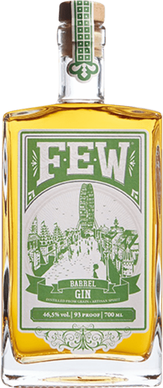 Бесплатная доставка | Джин FEW American Barrel Aged Gin 70 cl