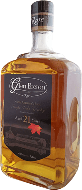 Envoi gratuit | Single Malt Whisky Glen Breton Rare Canada 21 Ans 70 cl