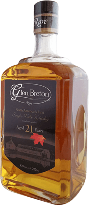 Envoi gratuit | Whisky Single Malt Glen Breton Rare Canada 21 Ans 70 cl