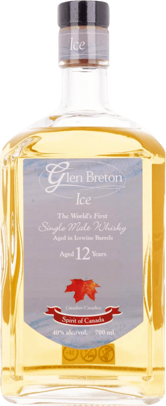 87,95 € Spedizione Gratuita | Whisky Single Malt Glen Breton Ice Wine Barrel 12 Anni