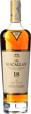 威士忌单一麦芽威士忌 Macallan Sherry Oak 18 岁 70 cl