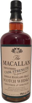 Single Malt Whisky Macallan Cask Strength — Fassstärke, Unfiltered — Ungefiltert 50 cl
