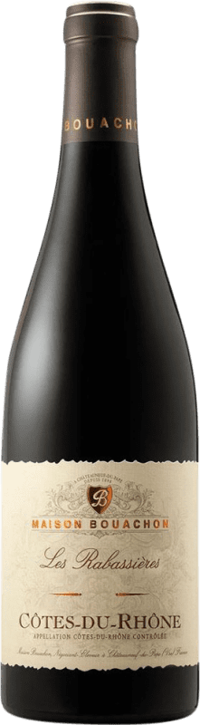 Free Shipping | Red wine Bouachon Les Rabassíeres A.O.C. Côtes du Rhône France Syrah, Grenache, Carignan, Viognier 75 cl