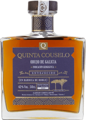 44,95 € | Aguardente Orujo Quinta de Couselo Envejecido D.O. Orujo de Galicia Galiza Espanha 15 Anos Garrafa Medium 50 cl
