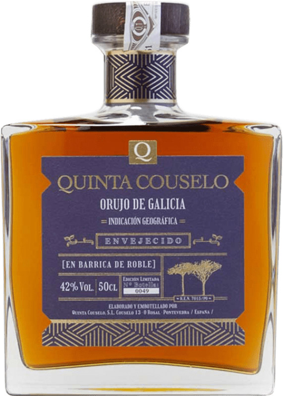 Бесплатная доставка | Орухо Марк Quinta de Couselo Envejecido D.O. Orujo de Galicia Галисия Испания 15 Лет Средняя бутылка 50 cl