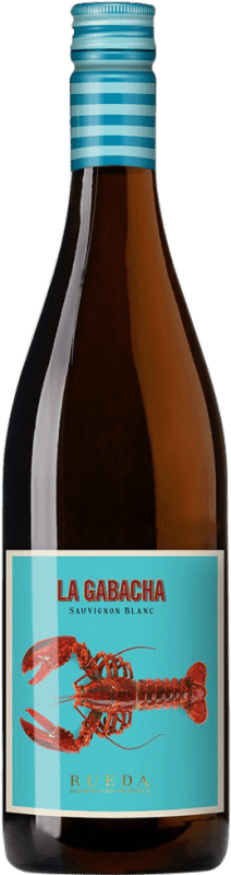 Envío gratis | Vino blanco Casa Rojo La Gabacha D.O. Rueda Castilla y León Sauvignon Blanca 75 cl