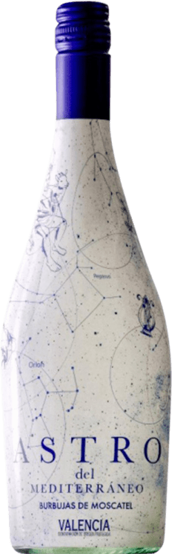 6,95 € | White wine Murciano & Sampedro Astro del Mediterráneo D.O. Utiel-Requena Spain Muscat 75 cl
