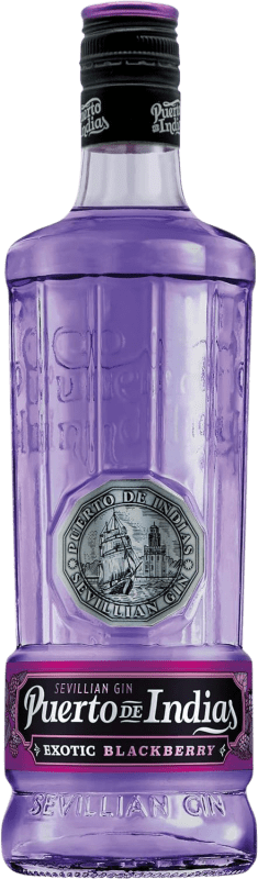 16,95 € | Ginebra Puerto de Indias Blackberry Gin Mora España 70 cl