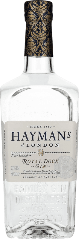 Free Shipping | Gin Gin Hayman's Royal Dock Navy Strengh Gin 70 cl