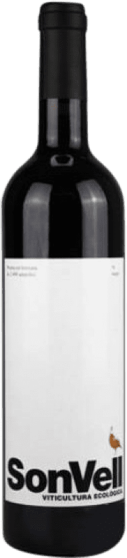 Free Shipping | Red wine Son Vell Vinyes i Vi I.G.P. Vi de la Terra de Illes Balears Balearic Islands Spain Callet, Fogoneu Organic 75 cl