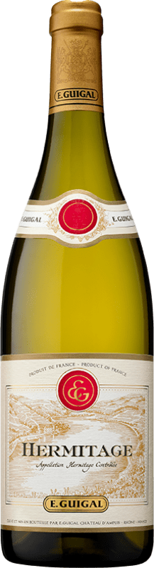 Kostenloser Versand | Weißwein Domaine E. Guigal Blanc A.O.C. Crozes-Hermitage Rhône Frankreich Roussanne, Marsanne 75 cl