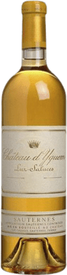 Бесплатная доставка | Сладкое вино Château d'Yquem Premier Cru Superieur A.O.C. Sauternes Бордо Франция Sauvignon White, Sémillon Половина бутылки 37 cl