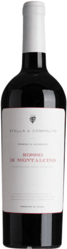 Free Shipping | Red wine Azienda Agricola S. Giuseppe Stella di Campalto D.O.C. Rosso di Montalcino Tuscany Italy Sangiovese Organic 75 cl