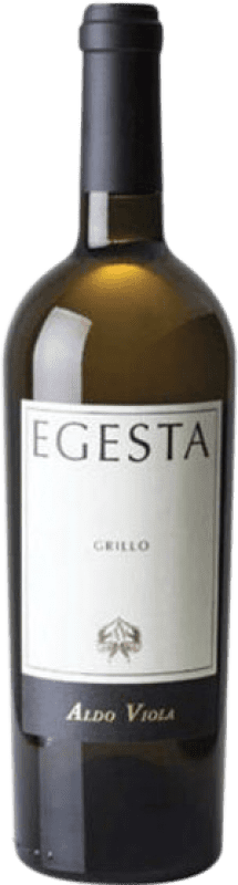 Free Shipping | White Wine Aldo Viola Egesta I.G.T. Terre Siciliane Sicily Italy Grillo Eco — Organic 75 cl