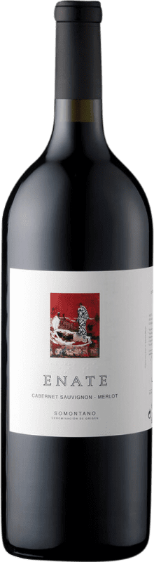 15,95 € | Красное вино Enate Cabernet Sauvignon-Merlot D.O. Somontano Арагон Испания Merlot, Cabernet Sauvignon бутылка Магнум 1,5 L