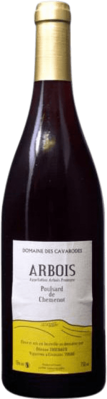 Envío gratis | Vino tinto Domaine des Cavarodes Chemenot A.O.C. Arbois Jura Francia Poulsard Ecológico 75 cl