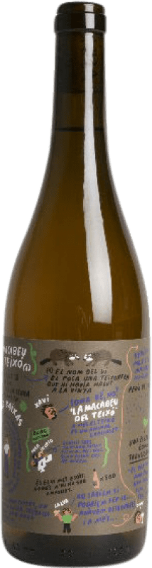 Envio grátis | Vinho branco Amor per la Terra La Macabeu del Teixó Catalunha Espanha Macabeo 75 cl