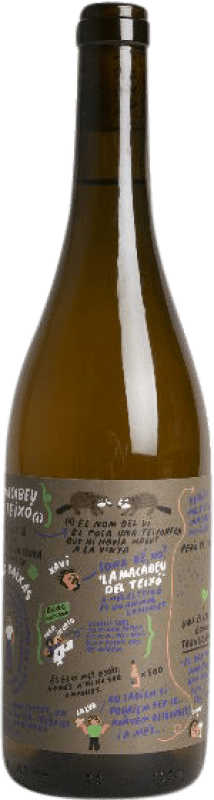 Envío gratis | Vino blanco Amor per la Terra La Macabeu del Teixó Cataluña España Macabeo Ecológico 75 cl