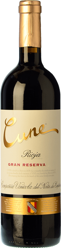 14,95 € | Red wine Norte de España - CVNE Cune Gran Reserva D.O.Ca. Rioja The Rioja Spain Tempranillo, Graciano, Mazuelo Bottle 75 cl
