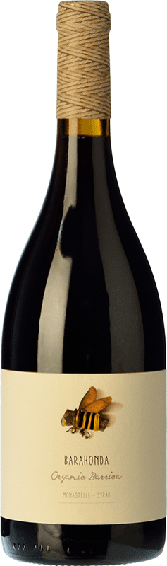8,95 € | Red wine Barahonda Organic Barrica D.O. Yecla Region of Murcia Spain Syrah, Monastrell Bottle 75 cl