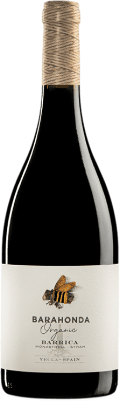 免费送货 | 红葡萄酒 Barahonda 橡木桶 D.O. Yecla 穆尔西亚地区 西班牙 Syrah — 西拉, Monastrell — 莫纳斯特雷尔 Organic — 有机 75 cl
