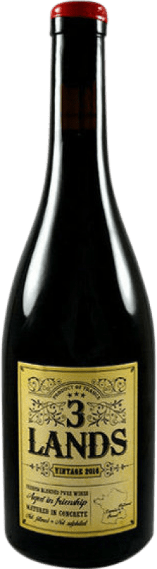 Free Shipping | Red wine Jean-Claude Lapalu 3 Lands Burgundy France Syrah, Gamay, Mondeuse 75 cl