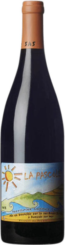 Free Shipping | Red wine Bruno Duchêne La Pascole A.O.C. Collioure Languedoc-Roussillon France Grenache Tintorera, Carignan Organic 75 cl