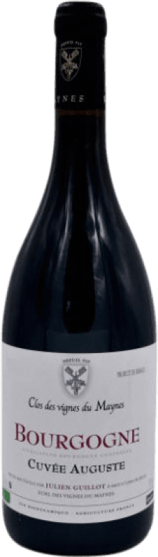 Free Shipping | Red wine Clos des Vignes du Mayne Julien Guillot Cuvée Auguste A.O.C. Bourgogne Burgundy France Pinot Black Organic 75 cl