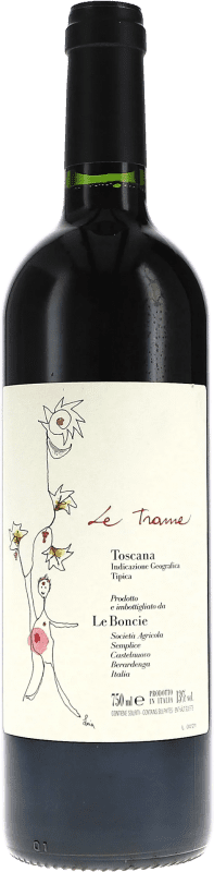 Free Shipping | Red wine Podere Le Boncie Le Trame D.O.C.G. Chianti Classico Tuscany Italy Sangiovese, Colorino, Foglia Tonda Organic 75 cl