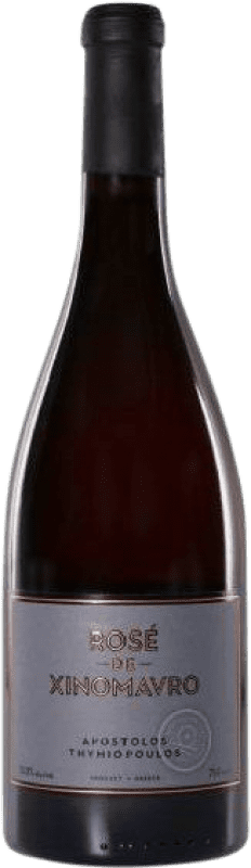 Kostenloser Versand | Rosé-Wein Apostolos Thymiopoulos Rosé P.D.O. Naoussa Macedonia Griechenland Mavro Ökologisch 75 cl