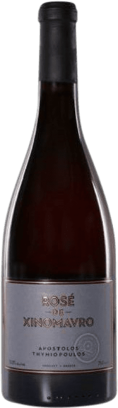 Free Shipping | Rosé wine Apostolos Thymiopoulos Rosé P.D.O. Naoussa Macedonia Greece Mavro 75 cl