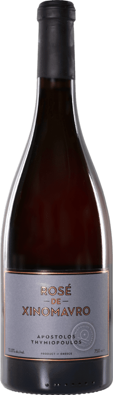 14,95 € | Rosé Wine Apostolos Thymiopoulos Rosé P.D.O. Naoussa Macedonia Greece Mavro Eco — Organic 75 cl