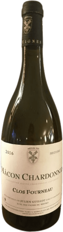 Free Shipping | White wine Clos des Vignes du Mayne Julien Guillot Chardonnay Clos Fourneau A.O.C. Mâcon-Villages Burgundy France Chardonnay, Pinot Grey Organic 75 cl