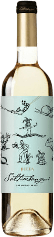 Envío gratis | Vino blanco Aribau Saltimbanqui D.O. Rueda Castilla y León España Sauvignon Blanca 75 cl