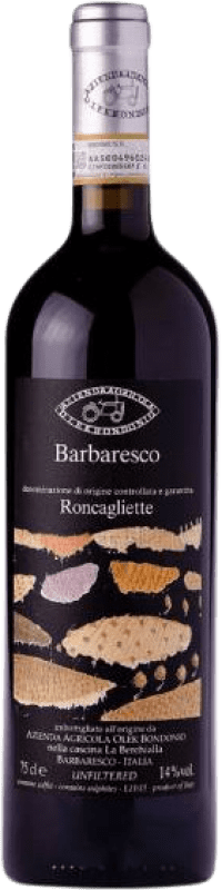 Бесплатная доставка | Красное вино Olek Bondonio Roncagliette D.O.C.G. Barbaresco Пьемонте Италия Nebbiolo 75 cl