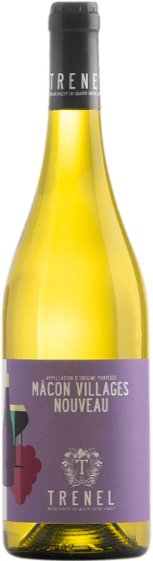 免费送货 | 白酒 Trénel A.O.C. Mâcon-Villages 勃艮第 法国 Chardonnay 75 cl