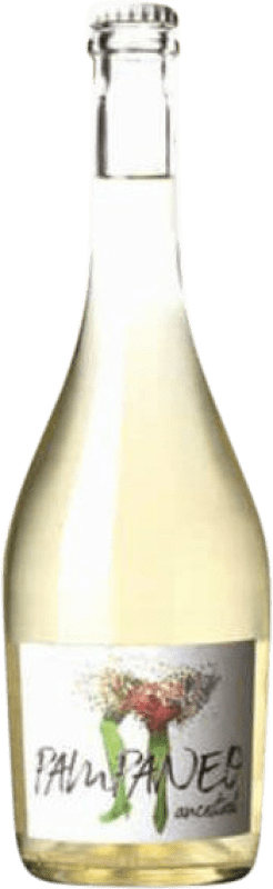 Free Shipping | White sparkling Esencia Rural Pampaneo Ancestral Castilla la Mancha Spain Airén Organic 75 cl