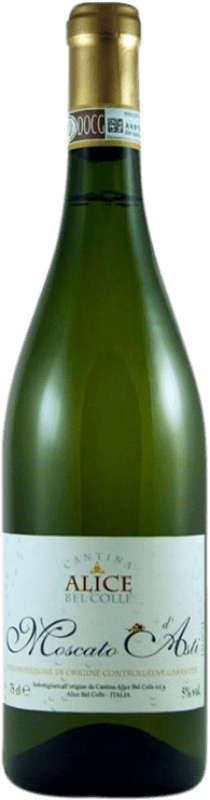 Free Shipping | White sparkling Alice Bel Colle D.O.C.G. Moscato d'Asti Piemonte Italy Muscat 75 cl