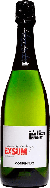 Envoi gratuit | Blanc mousseux Júlia Bernet Exsum Or Brut Nature Corpinnat Catalogne Espagne Xarel·lo, Chardonnay 75 cl