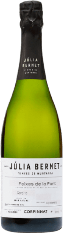 Free Shipping | White Sparkling Wine Júlia Bernet Exsum Or Brut Nature Corpinnat Catalonia Spain Xarel·lo, Chardonnay 75 cl
