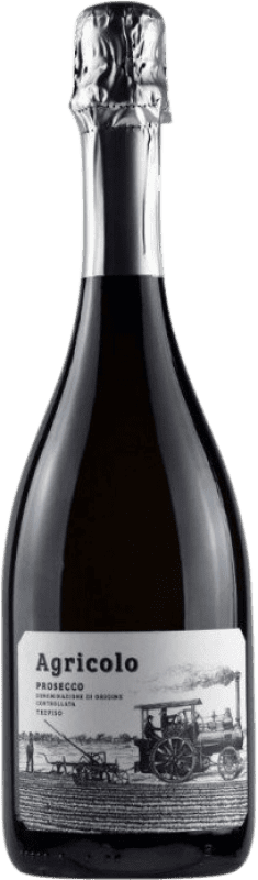 Free Shipping | White sparkling Vallis Marenis Agricolo M.M. Extra Dry D.O.C. Prosecco Veneto Italy Glera Organic 75 cl