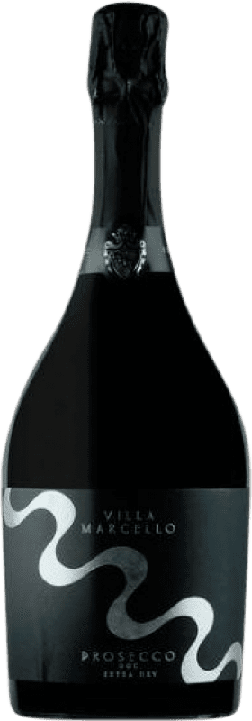 Envoi gratuit | Blanc mousseux Villa Marcello Millesimato Brut D.O.C. Prosecco Vénétie Italie Pinot Blanc, Glera 75 cl