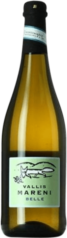 Free Shipping | White Sparkling Wine Vallis Marenis Belle Frizzante Sui Lieviti D.O.C. Prosecco Veneto Italy Glera, Verdiso, Perera 75 cl