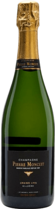 Envoi gratuit | Blanc mousseux Pierre Moncuit Millésimé Grand Cru Extra- Brut A.O.C. Champagne Champagne France Chardonnay 75 cl